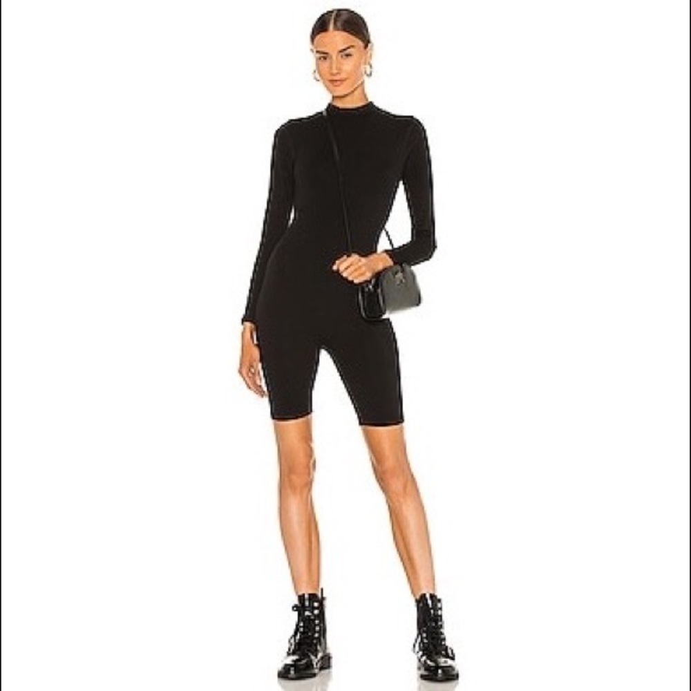 REVOLVE LNA LG Mock Neck Onesie en Black Size XS